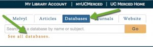 databases tab